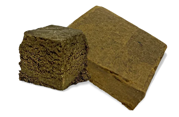 Hash Guide Sliced, smooth und cremiges Hash in goldener Farbe.
